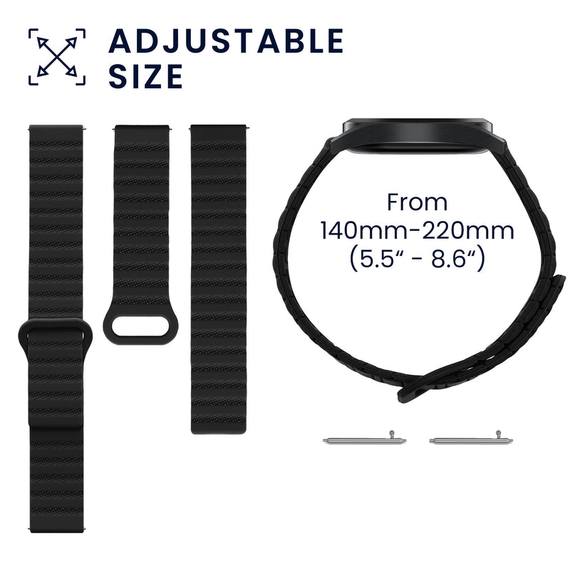 kwmobile Replacement Strap Compatible with Xiaomi Mi Watch Color Sport / S1 Active - Fitness Tracker Band with Magnetic Clasp