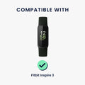 kwmobile Replacement Band compatible with Fitbit Inspire 3 Fitness Tracker Strap with Magnetic Closure