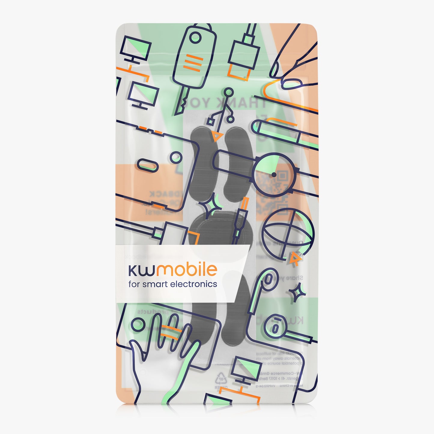 kwmobile Mouse Feet Sticker compatible with Logitech M650 Wireless Replacement Gliders Mouse Feet precisely fitting Mouse Glides