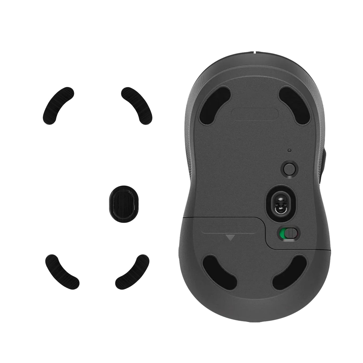 kwmobile Mouse Feet Sticker compatible with Logitech M650 Wireless Replacement Gliders Mouse Feet precisely fitting Mouse Glides