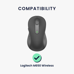 kwmobile Mouse Feet Sticker kompatibel mit Logitech M650 Wireless Ersatz Glider Mausfüße passgenau Maus Glides