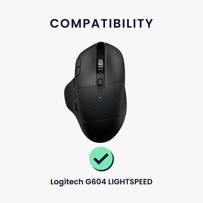 kwmobile Mouse Feet Sticker compatible with Logitech G604 LIGHTSPEED Replacement Gliders Mouse Feet Precision Fit Mouse Glides