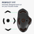 kwmobile Mouse Feet Sticker compatible with Logitech G604 LIGHTSPEED Replacement Gliders Mouse Feet Precision Fit Mouse Glides