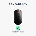 kwmobile Mouse Feet Stickers compatible with SteelSeries Rival 3 Replacement Gliders - Precisely Fitting Mouse Feet - Mouse Glides