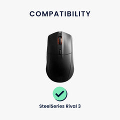 kwmobile Mouse Feet Sticker kompatibel mit SteelSeries Rival 3 Ersatz Glider - Mausfüße passgenau - Maus Glides