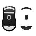 kwmobile Mouse Feet Sticker kompatibel mit Razer Viper 8k HZ Ersatz Glider - Mausfüße passgenau - Maus Glides in Schwarz Schwarz  