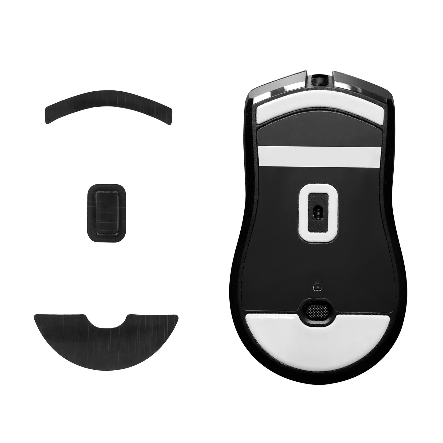 kwmobile Mouse Feet Sticker compatible with Razer Viper 8k HZ Replacement Gliders Mouse Feet Precision Fit Mouse Glides