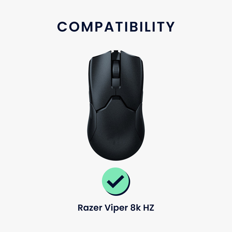 kwmobile Mouse Feet Sticker compatible with Razer Viper 8k HZ Replacement Gliders Mouse Feet Precision Fit Mouse Glides