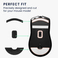kwmobile Mouse Feet Sticker compatible with Razer Viper 8k HZ Replacement Gliders Mouse Feet Precision Fit Mouse Glides