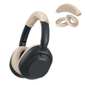 kwmobile Kopfband Abdeckung Ohrpolster Set kompatibel mit Sony ULT WEAR / WH-ULT900N - Headband Case - Kopfhörer Ersatz Polster - Schutz in Beige Beige  