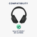 kwmobile Headband Cover Earpad Set compatible with Sony ULT WEAR / WH-ULT900N - Headband Case - Headphone Replacement Pads - Protection