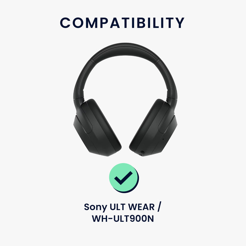 kwmobile Headband Cover Earpad Set compatible with Sony ULT WEAR / WH-ULT900N - Headband Case - Headphone Replacement Pads - Protection