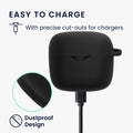 kwmobile Case compatible with JBL Tune Flex Headphone Case Cover with Hand Strap