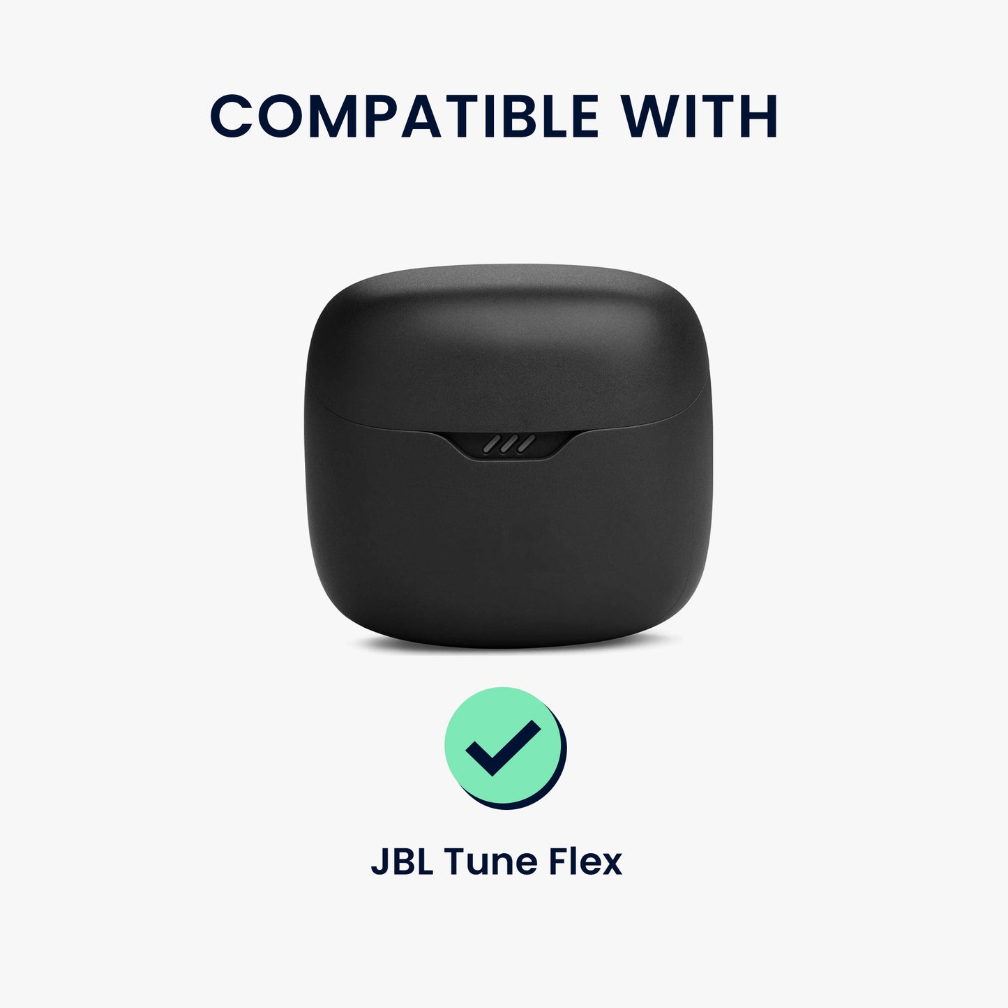 kwmobile Case compatible with JBL Tune Flex Headphone Case Cover with Hand Strap