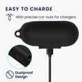 kwmobile Case Compatible with Sony WF-C700N Headphones Case Cover with Hand Strap
