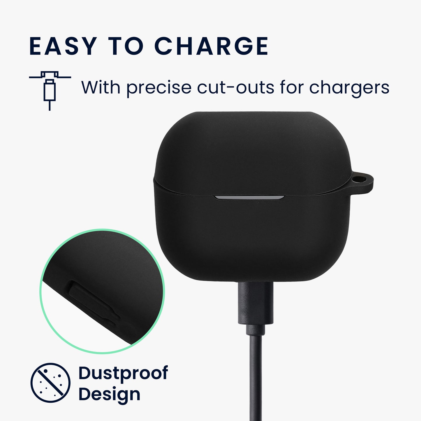 kwmobile Case compatible with Samsung Galaxy Buds 3 / Galaxy Buds 3 Pro Headphones