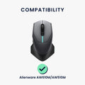 kwmobile Mouse Feet Stickers Compatible with Alienware AW610M / AW510M Replacement Gliders - Precision-fit Mouse Feet - Mouse Glides