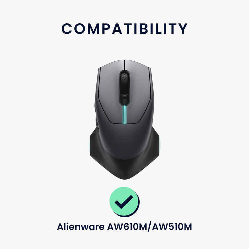 kwmobile Mouse Feet Stickers Compatible with Alienware AW610M / AW510M Replacement Gliders - Precision-fit Mouse Feet - Mouse Glides