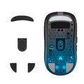 kwmobile Mouse Feet Stickers compatible with Xtrfy MZ1W Replacement Gliders - Precision Mouse Feet - Mouse Glides