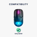 kwmobile Mouse Feet Stickers compatible with Xtrfy MZ1W Replacement Gliders - Precision Mouse Feet - Mouse Glides