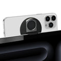 kwmobile Webcam Halterung kompatibel mit Apple Macbook OS Ventura / iOS 16 iPhone 16 15 14 13 12 Mount - Magnetischer Camera Holder für Monitor - Schwarz Schwarz  