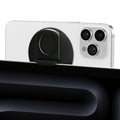 kwmobile Webcam Mount compatible with Apple Macbook OS Ventura / iOS 16 iPhone 16 15 14 13 12 Mount - Magnetic Camera Holder for Monitor