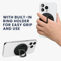 kwmobile Webcam Mount compatible with Apple Macbook OS Ventura / iOS 16 iPhone 16 15 14 13 12 Mount - Magnetic Camera Holder for Monitor