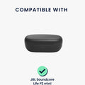 kwmobile Case for Anker Soundcore Life P2 mini Cover - Headphone Protective Case with Carabiner