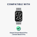 kwmobile Replacement Strap Compatible with Xiaomi Smart Band 8 Pro / Band 9 Pro / Redmi Watch 5 / Redmi Watch 4 - Fitness Tracker with Magnetic Closure