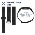 kwmobile Replacement Strap Compatible with Garmin Fenix 8 47mm / Fenix E 47mm / Fenix 7 / 7 Pro / EPIX 2 Band - Fitness Tracker Band with Magnetic Clasp