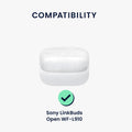 kwmobile Case Compatible with Sony LinkBuds Open WF-L910 Headphones Cover Shell
