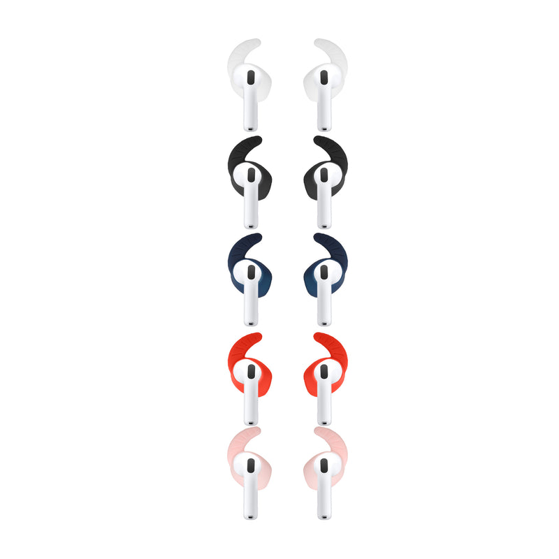 kwmobile 5 Ear Holders Compatible with Apple Airpods 4 - Ear Hooks