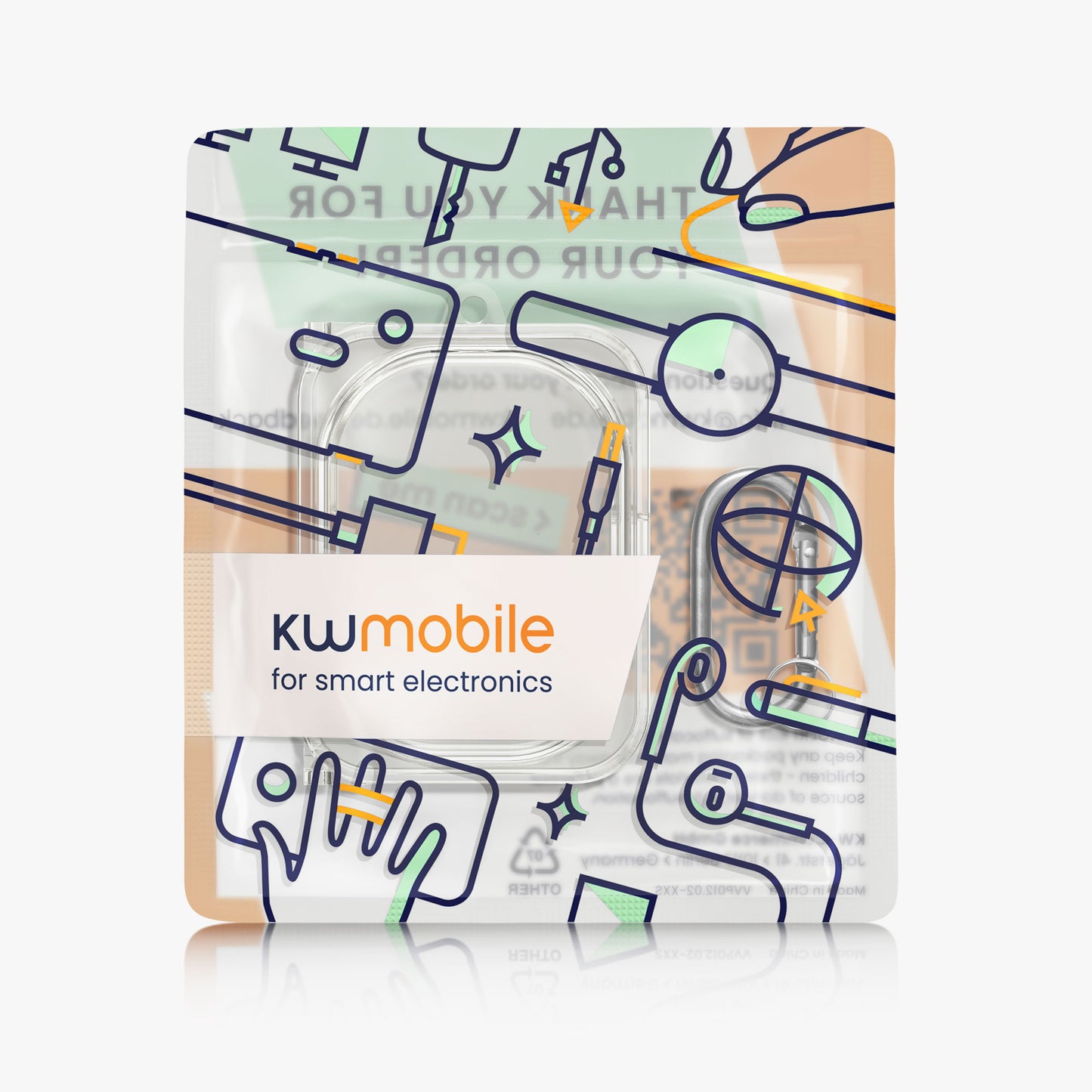 kwmobile Case for CMF by Nothing Nothing Ear (a) Case Headphone Cover