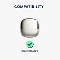kwmobile Case Compatible with Xiaomi Buds 5 Earbuds Case Protective Cover