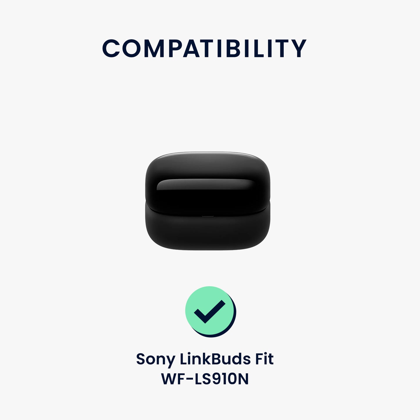 kwmobile Case Compatible with Sony LinkBuds Fit WF-LS910N Headphones Case Protector