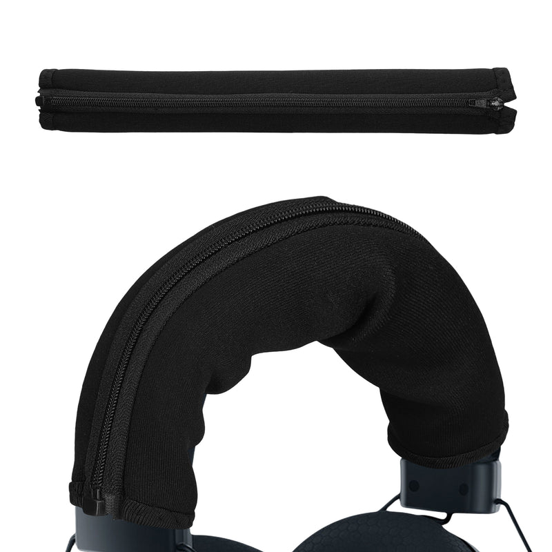 kwmobile Kopfband Abdeckung kompatibel mit Razer BlackShark V2 X / V2Pro / V2 SE Case - Neopren Stirnband Polster - Kopfhörer Schutz - Schwarz Schwarz  