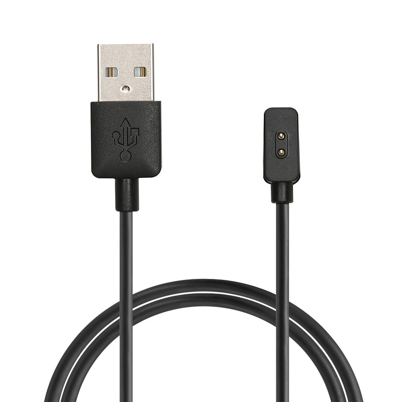 kwmobile USB Kabel Charger kompatibel mit Xiaomi Mi Band 10 / Band 9 / 8 / 8Pro / Redmi Watch 3 Active Ladekabel - Smart Watch Ersatzkabel - Fitnesstracker Aufladekabel in Schwarz Schwarz  