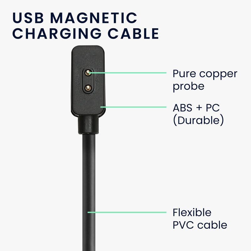 Charging Cable for Xiaomi Mi Band 10 / Band 9 / 8 / 8Pro / Redmi Watch 3 Active