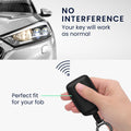kwmobile Premium Car Key Protective Cover compatible with Mazda 3-button CX30 CX50 CX60 CX90 MX-30 Case Key Fob Bag
