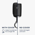 kwmobile Premium Car Key Protective Cover compatible with Mazda 3-button CX30 CX50 CX60 CX90 MX-30 Case Key Fob Bag