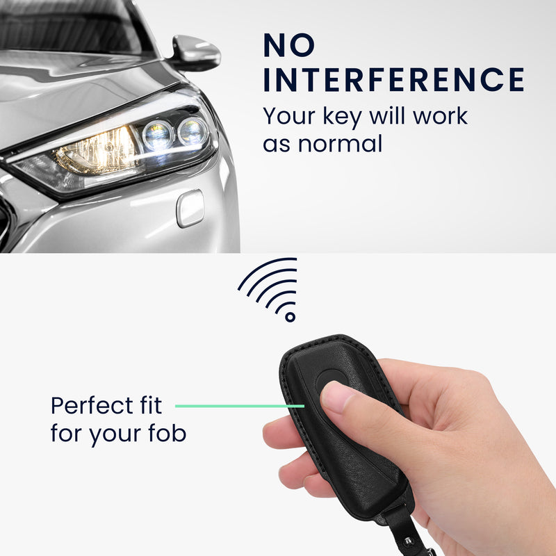 kwmobile Premium Car Key Protective Cover compatible with BMW 4-Button X7 X1 U11 iX ix1 7 Series G07 I7 Car Key Case - Key Pouch