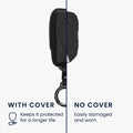 kwmobile Premium Car Key Protective Cover compatible with BMW 4-Button X7 X1 U11 iX ix1 7 Series G07 I7 Car Key Case - Key Pouch