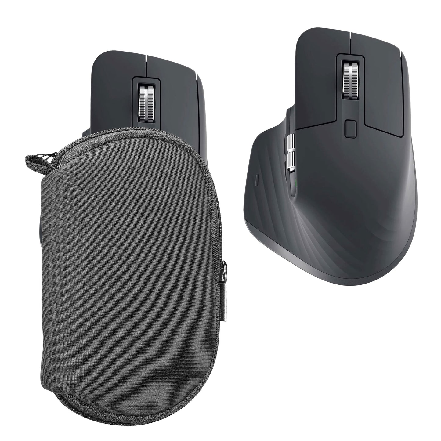 kwmobile Case Compatible with Logitech MX Master 3 / Master 3S / Master 2S - Protective Case - Computer Mouse Bag - Pouch for PC Mouse