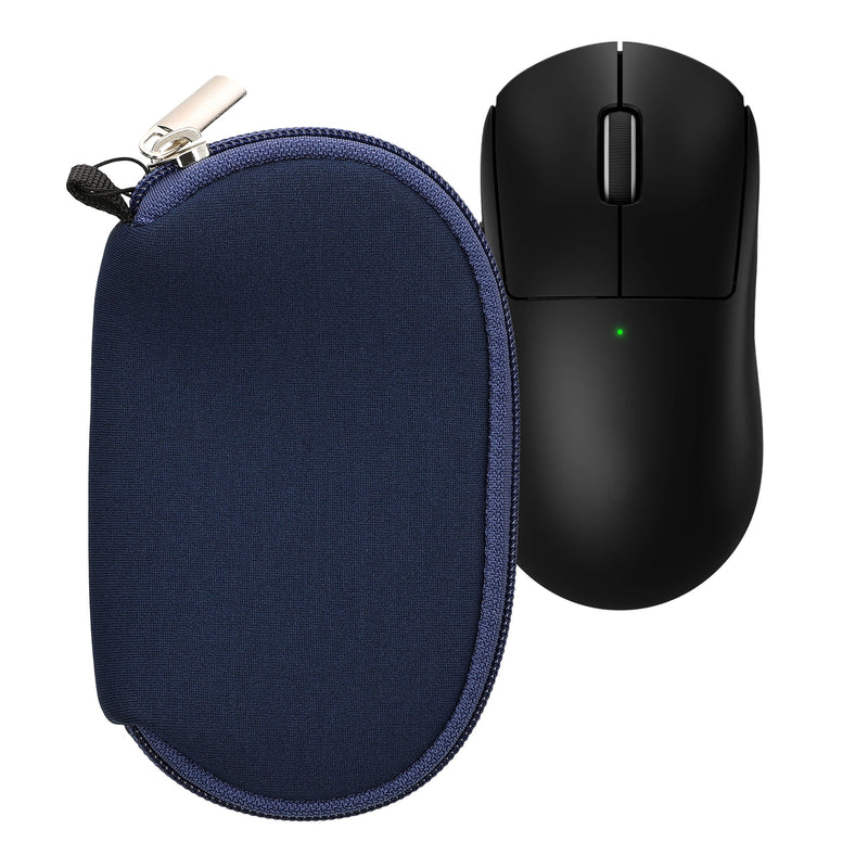 kwmobile Hülle kompatibel mit Logitech G PRO X Superlight 2 / Superlight 2 SE - Neopren Hülle für PC Mouse Schutzhülle - Computer Maus Tasche - Neopren Tasche für PC-Maus - Dunkelblau Dunkelblau  