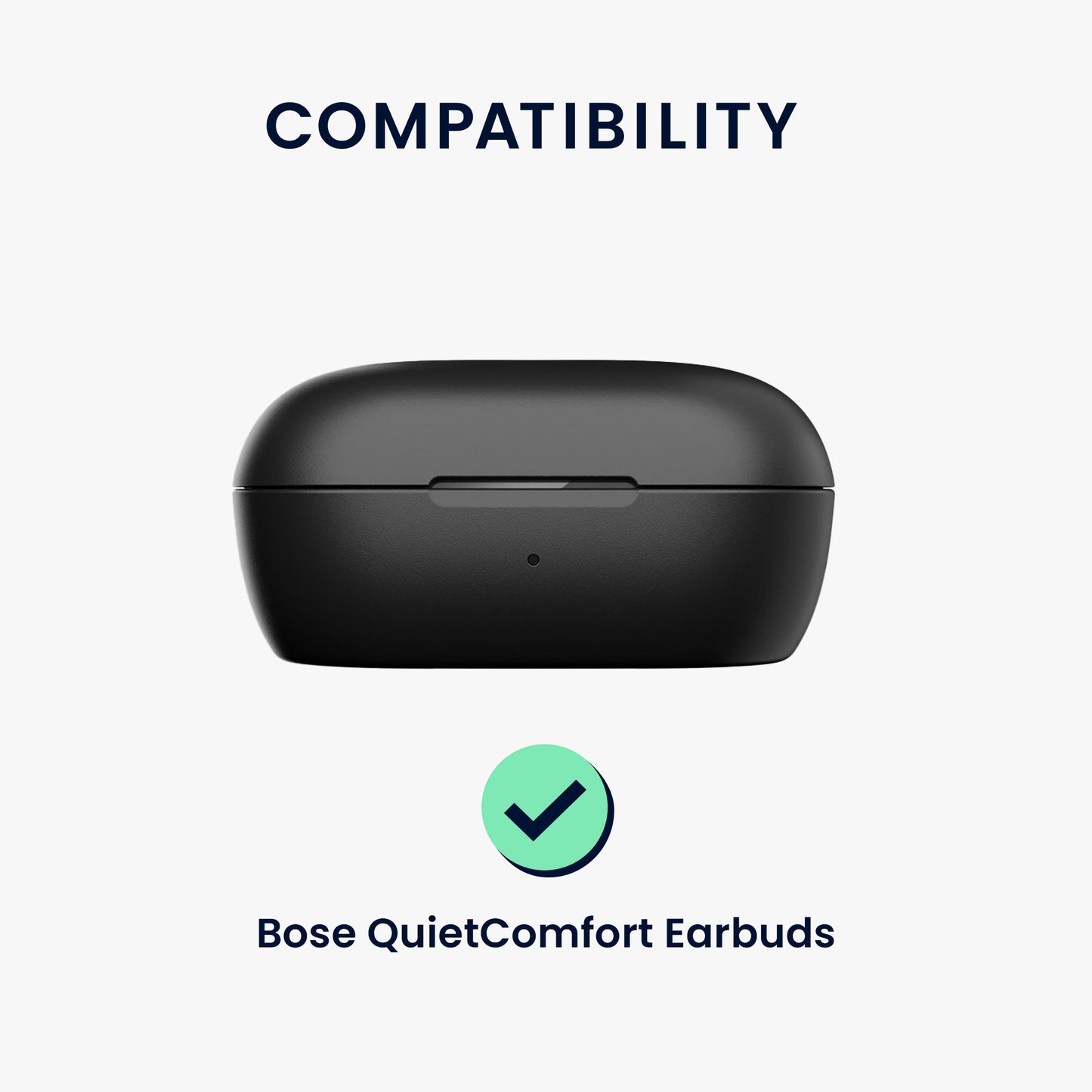 kwmobile Case Compatible with Bose QuietComfort Earbuds