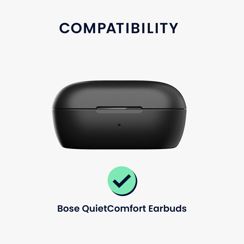 kwmobile Case Compatible with Bose QuietComfort Earbuds