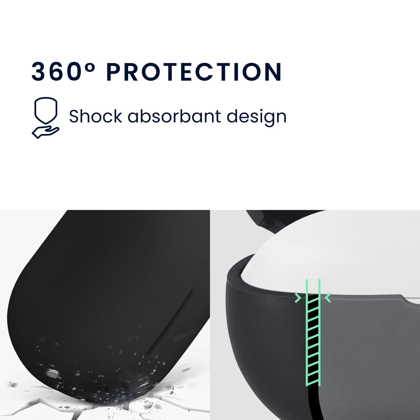 kwmobile Case Compatible with Bose QuietComfort Earbuds