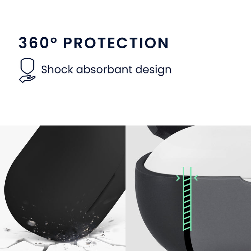 kwmobile Case Compatible with Bose QuietComfort Earbuds