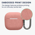 kwmobile Silicone Case for Apple AirPods 4 Case - Headphone Protective Cover with Carabiner