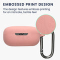 kwmobile Silicone Case for JBL Live Pro 2 TWS - Headphone Protective Cover with Carabiner